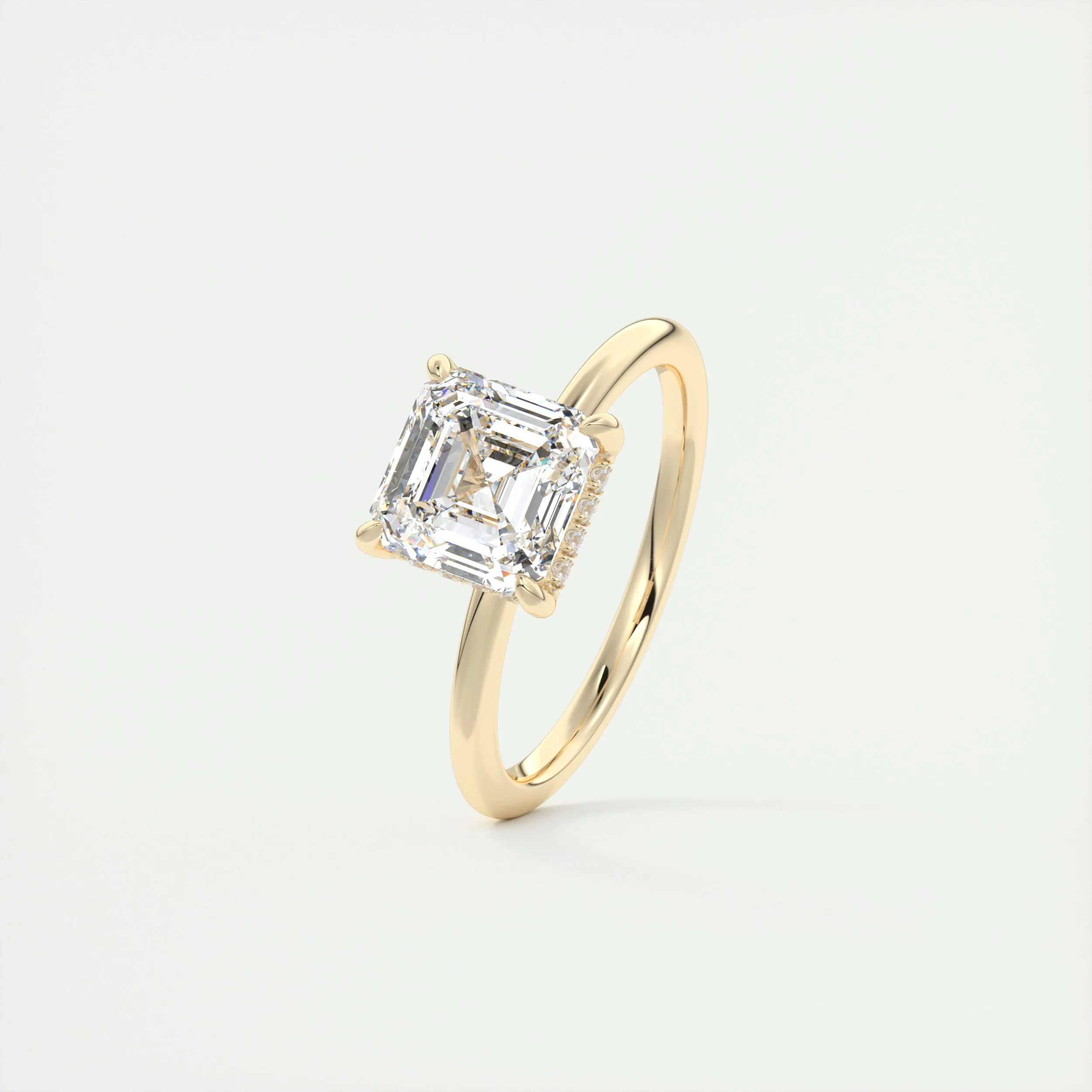 Hidden Halo | Asscher