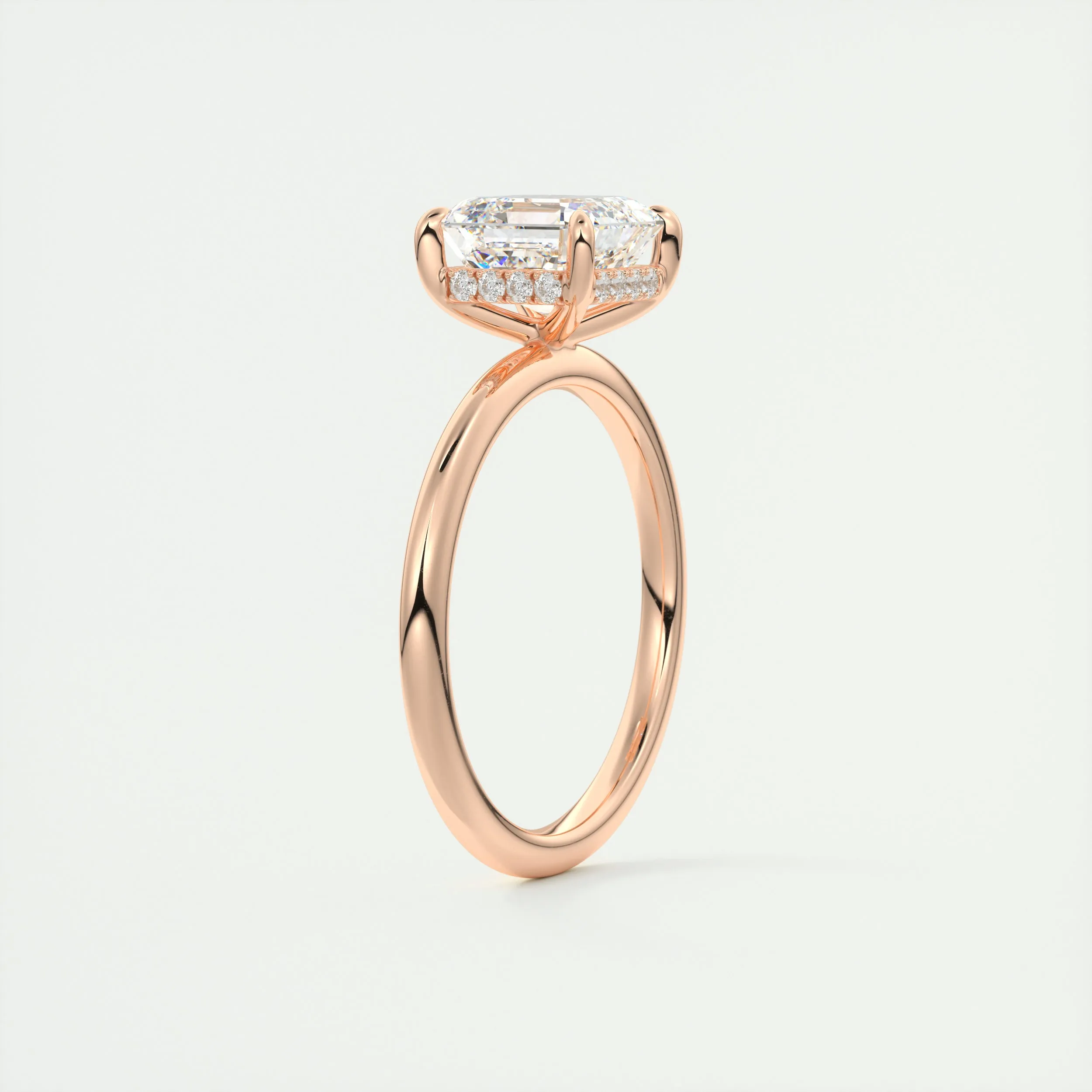 Hidden Halo | Asscher
