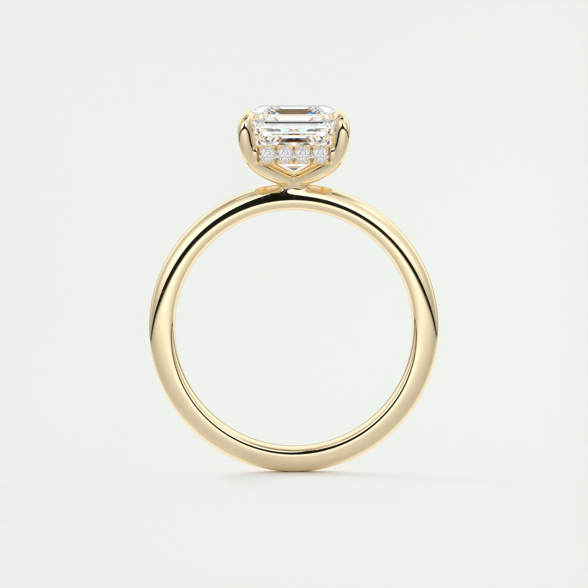 Hidden Halo | Asscher