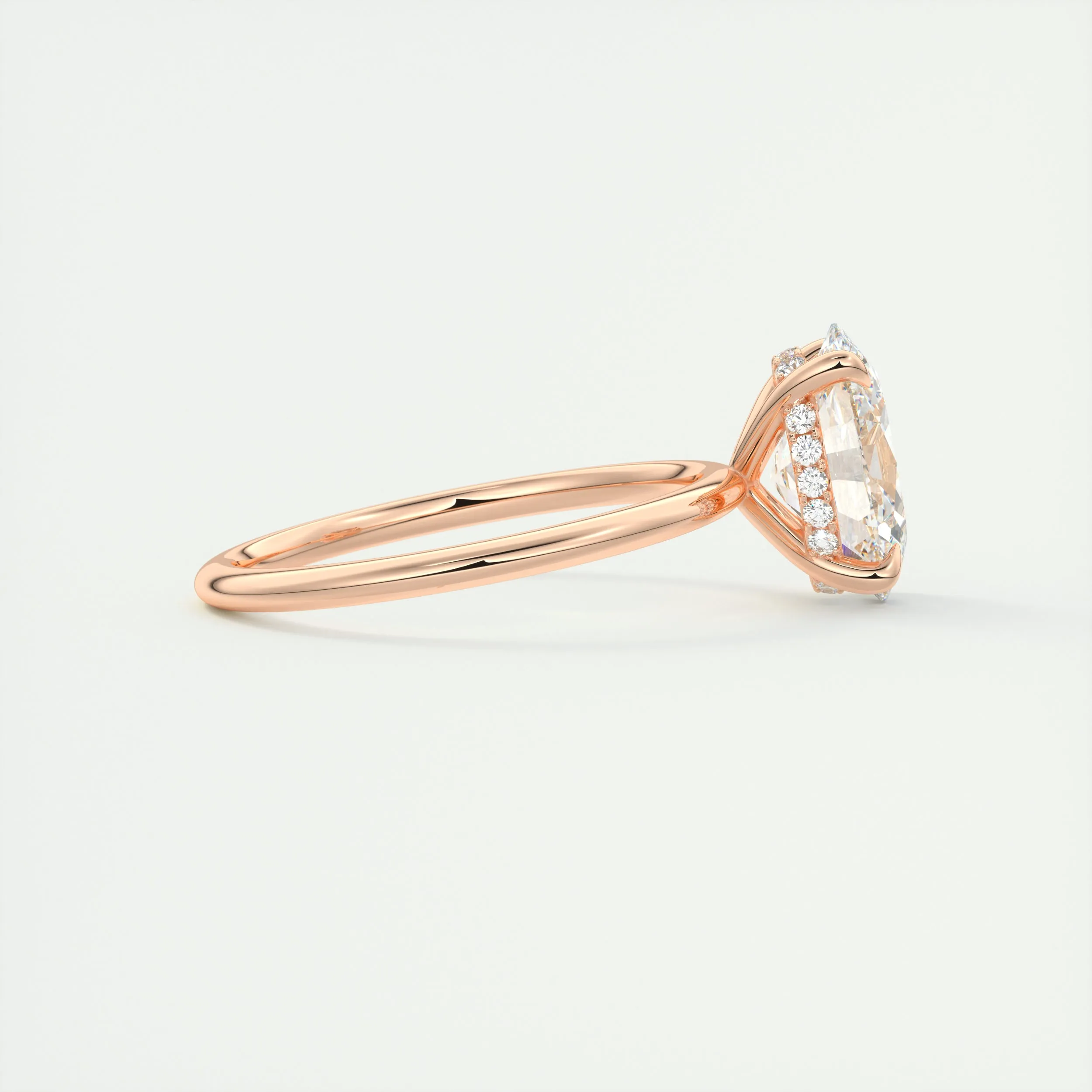 Hidden Halo | Oval
