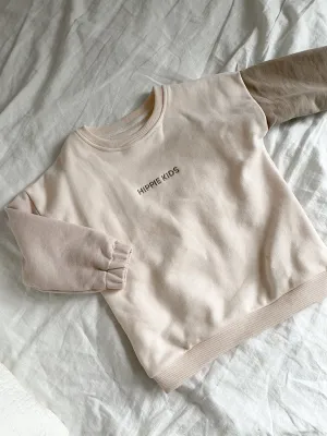 Hippie Kids Color Blocked Crewneck