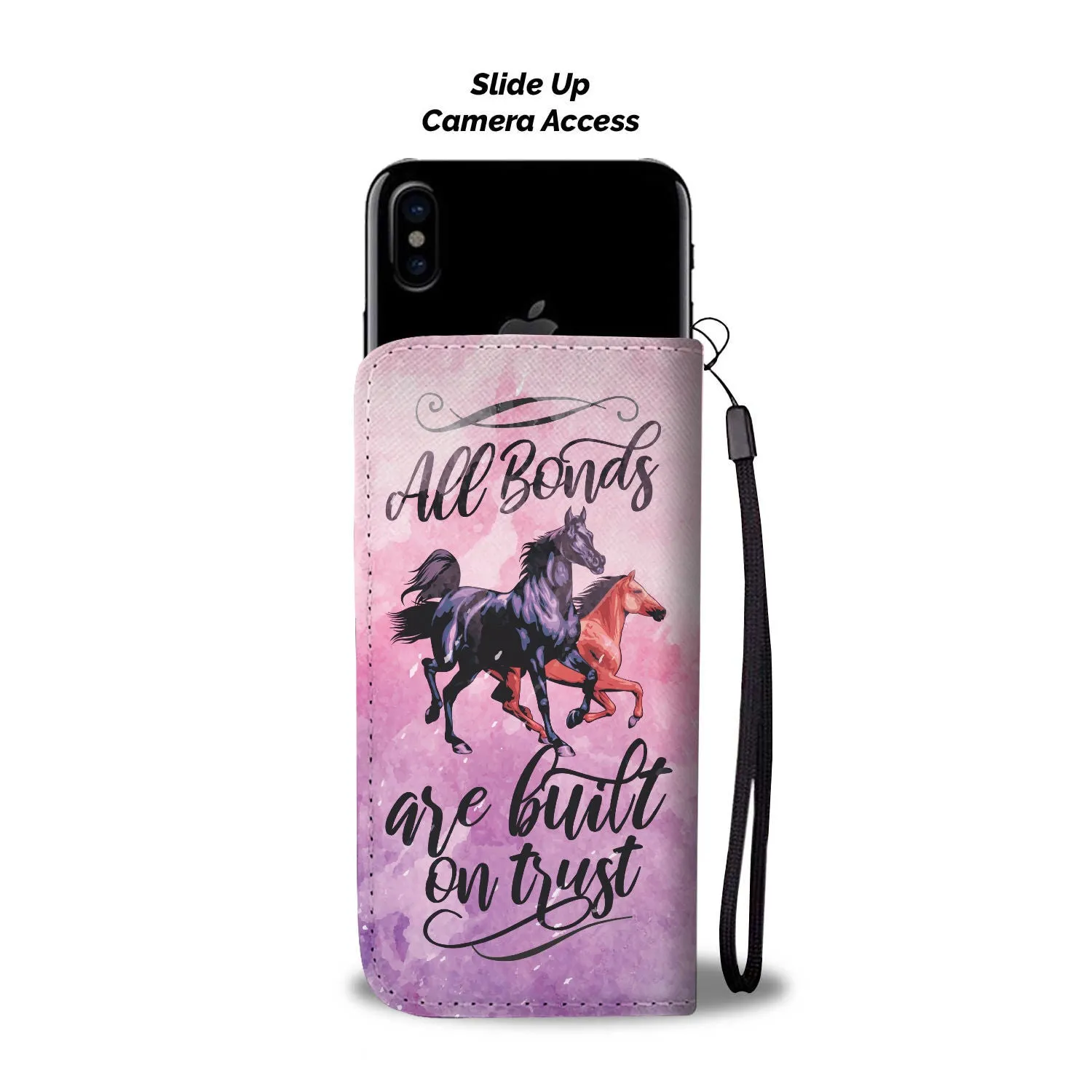 Horse (Bonds & Trust) - RFID Wallet Phone Case