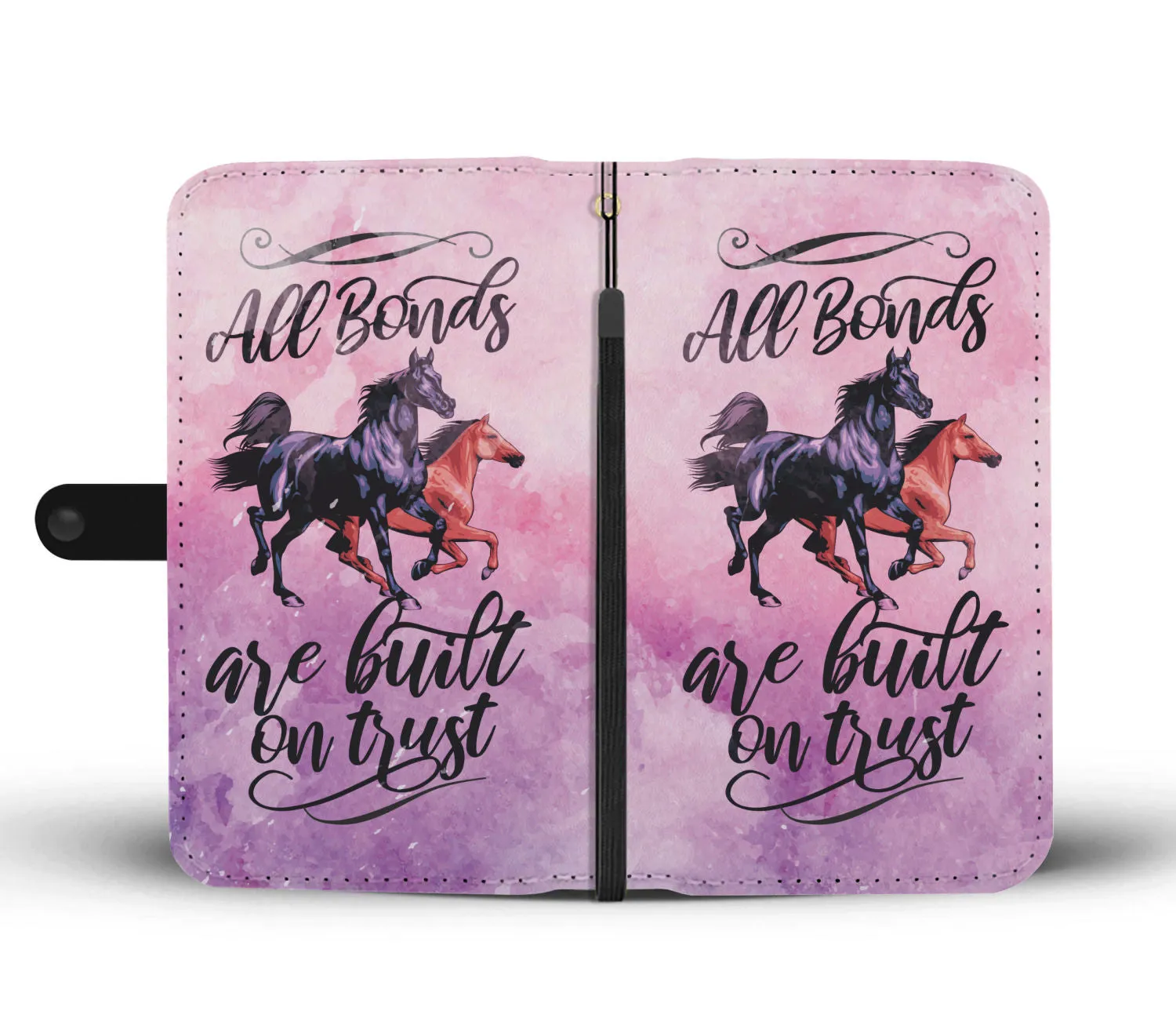 Horse (Bonds & Trust) - RFID Wallet Phone Case
