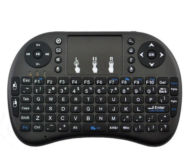 i8 Mini Wireless Keyboard 2.4ghz English Russian Air Mouse Keyboard Touchpad Remote Control For tablet laptop Android TV Box