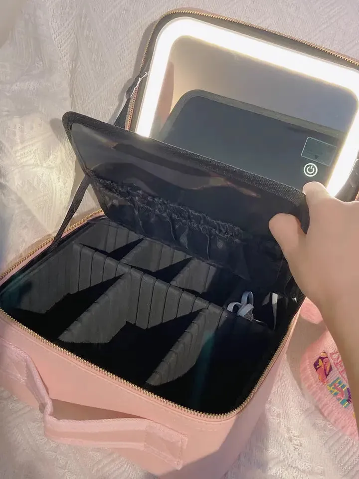 IllumiCase | Smart LED Makeup Case with Mirror