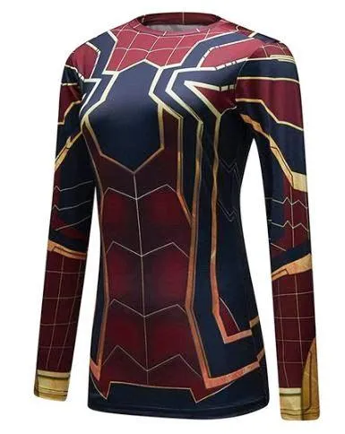 IRON SPIDERMAN Women's Gym Shirt