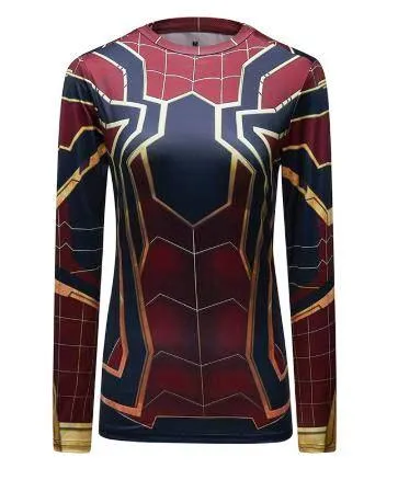 IRON SPIDERMAN Women's Gym Shirt
