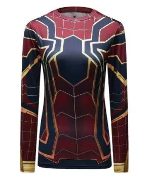 IRON SPIDERMAN Women's Gym Shirt