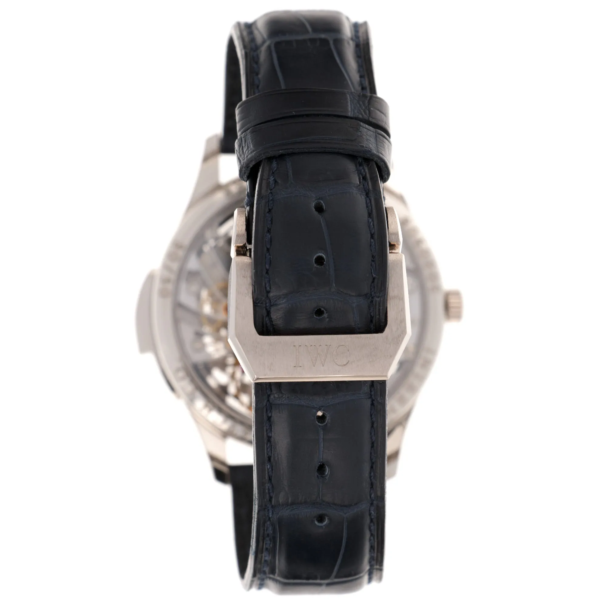 IWC Platinum Portuguese Skeletonizsed Minute Repeater Watch