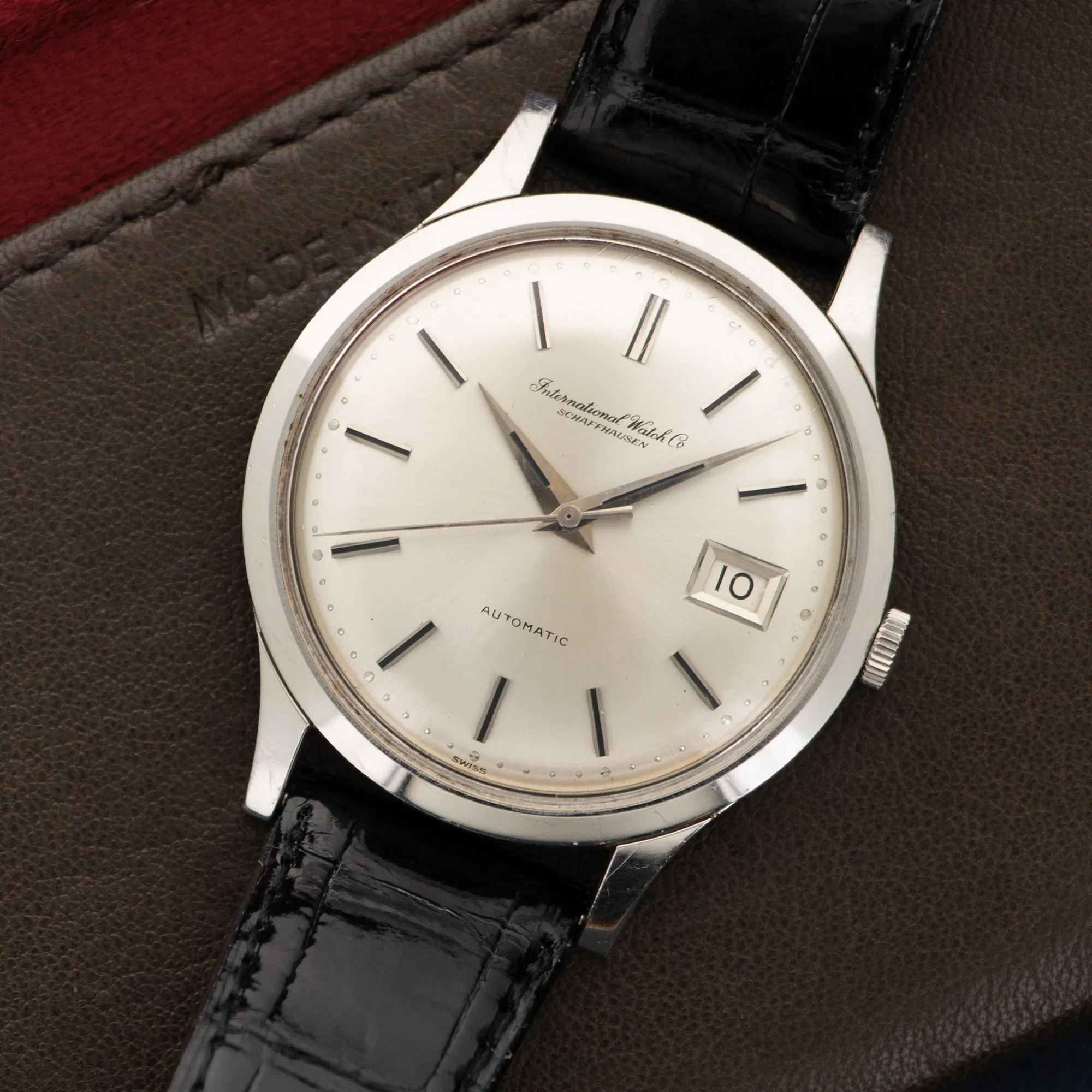 IWC Steel Automatic Strap Watch