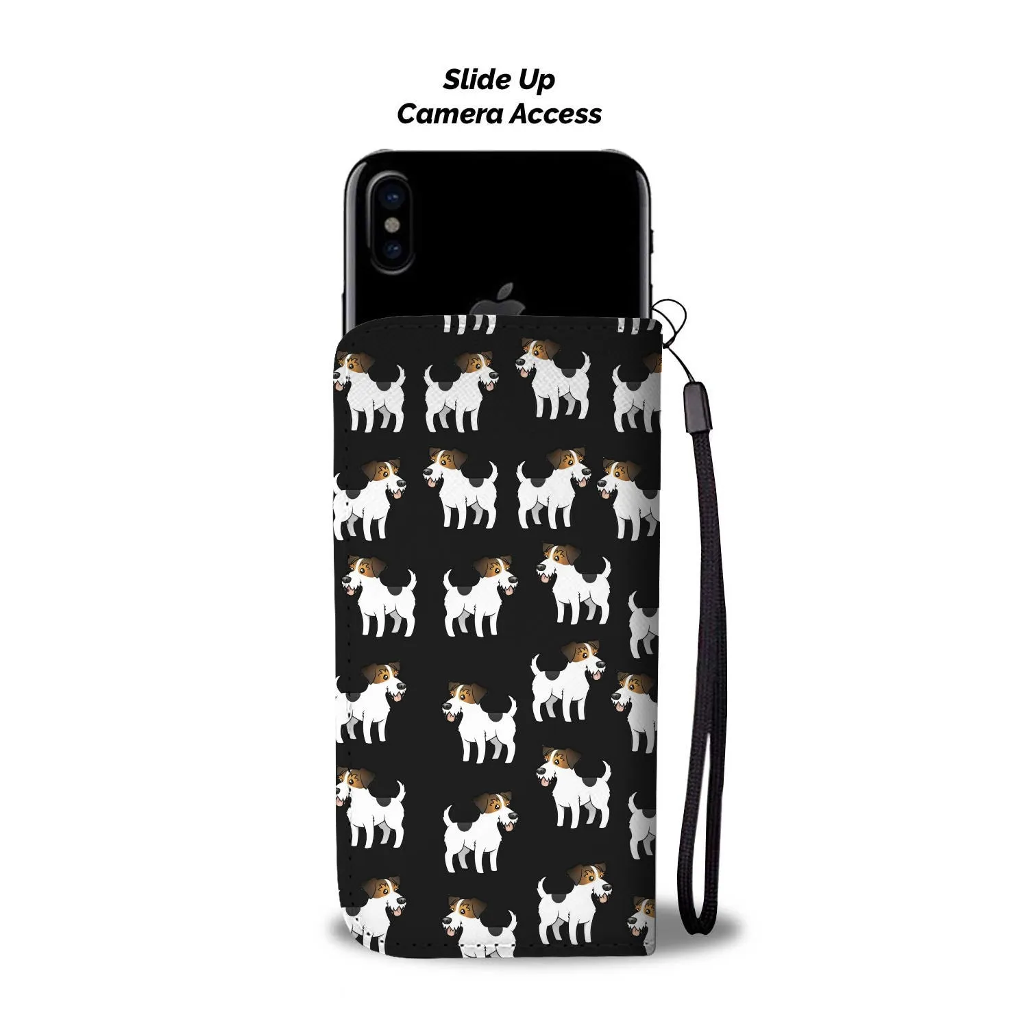 Jack Russell Phone Case Wallet - Cartoon