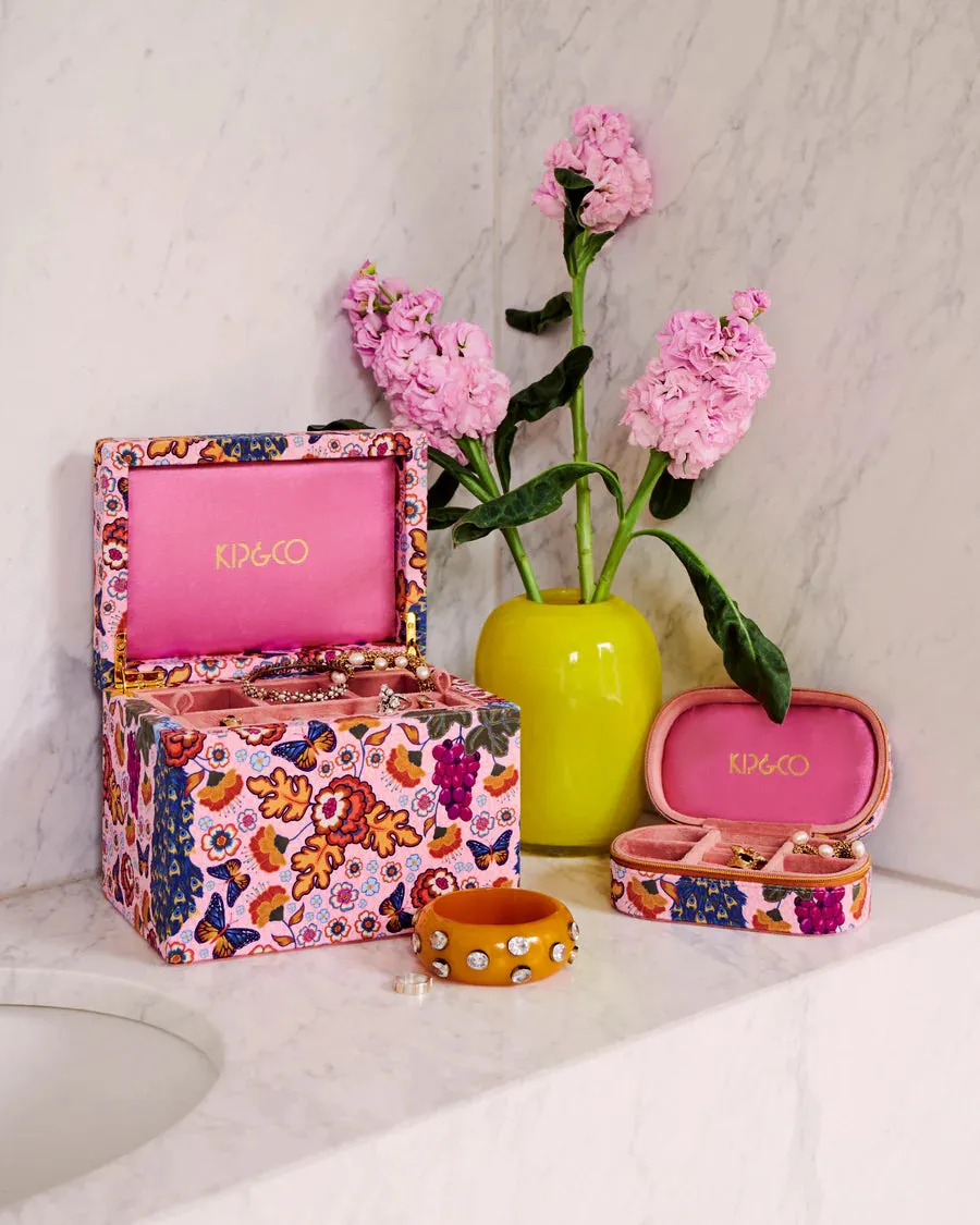 Kip & Co HOME  | Lyon Travel Velvet Jewellery Box