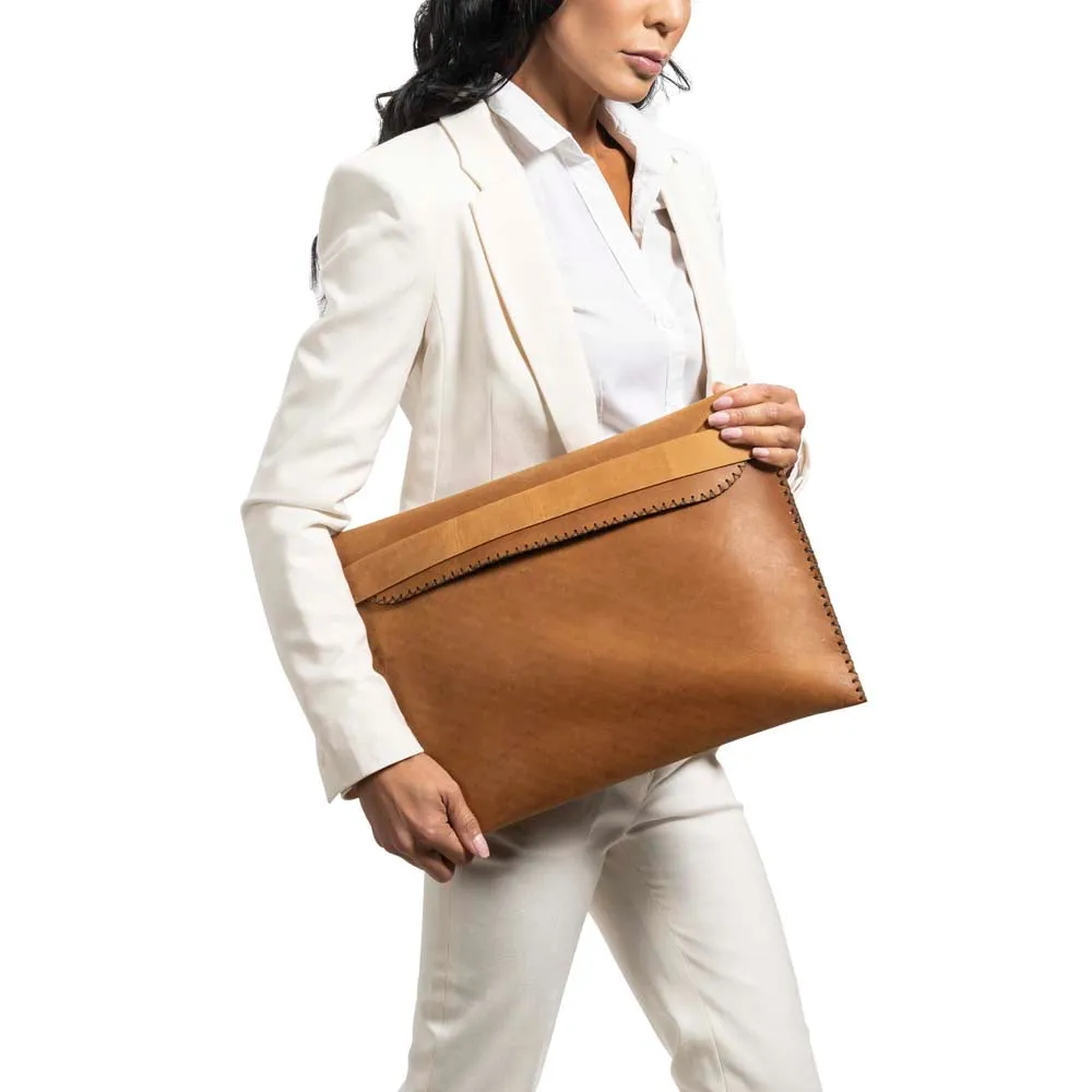 Laptop Leather Cover | Brown