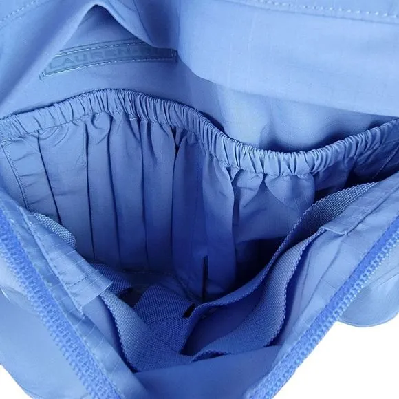 Lauren Ralph Lauren Blue Zip Front Pockets Vent Long Sleeves Garden Hood Jacket