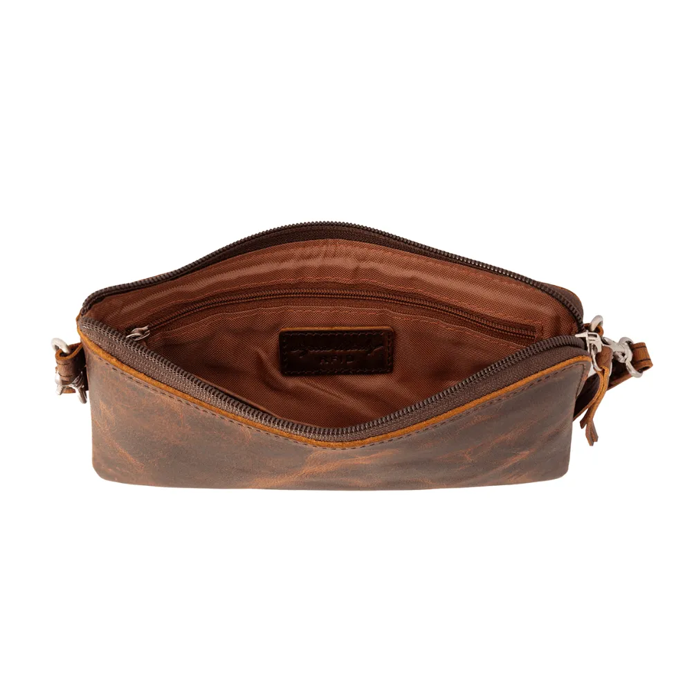 Layne Sling/Waist Bag | Leather | Distressed