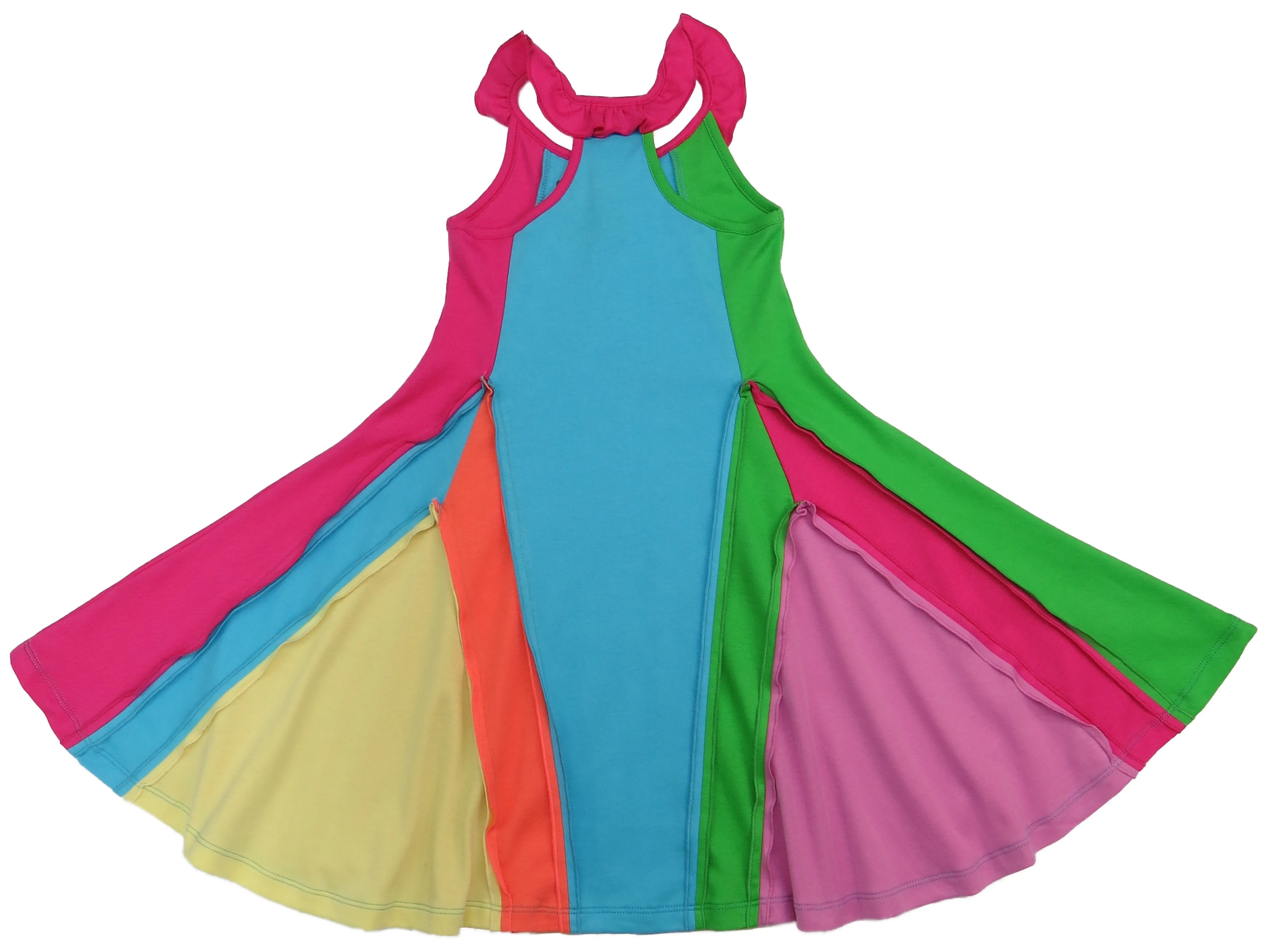 Lemon Loves Lime Over the Rainbow Dress