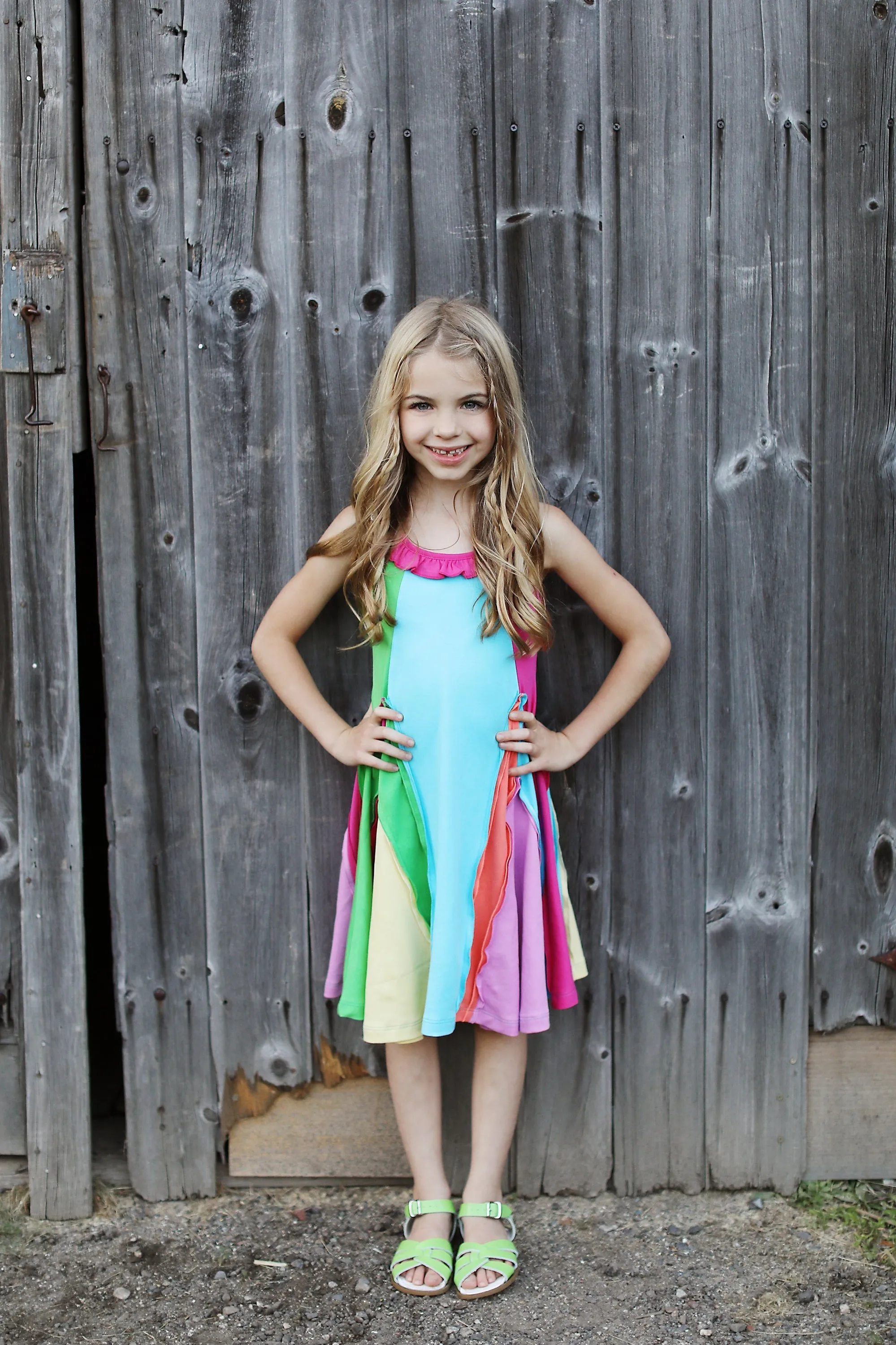 Lemon Loves Lime Over the Rainbow Dress