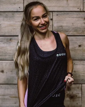 Leopard Print Women's Gym Vest