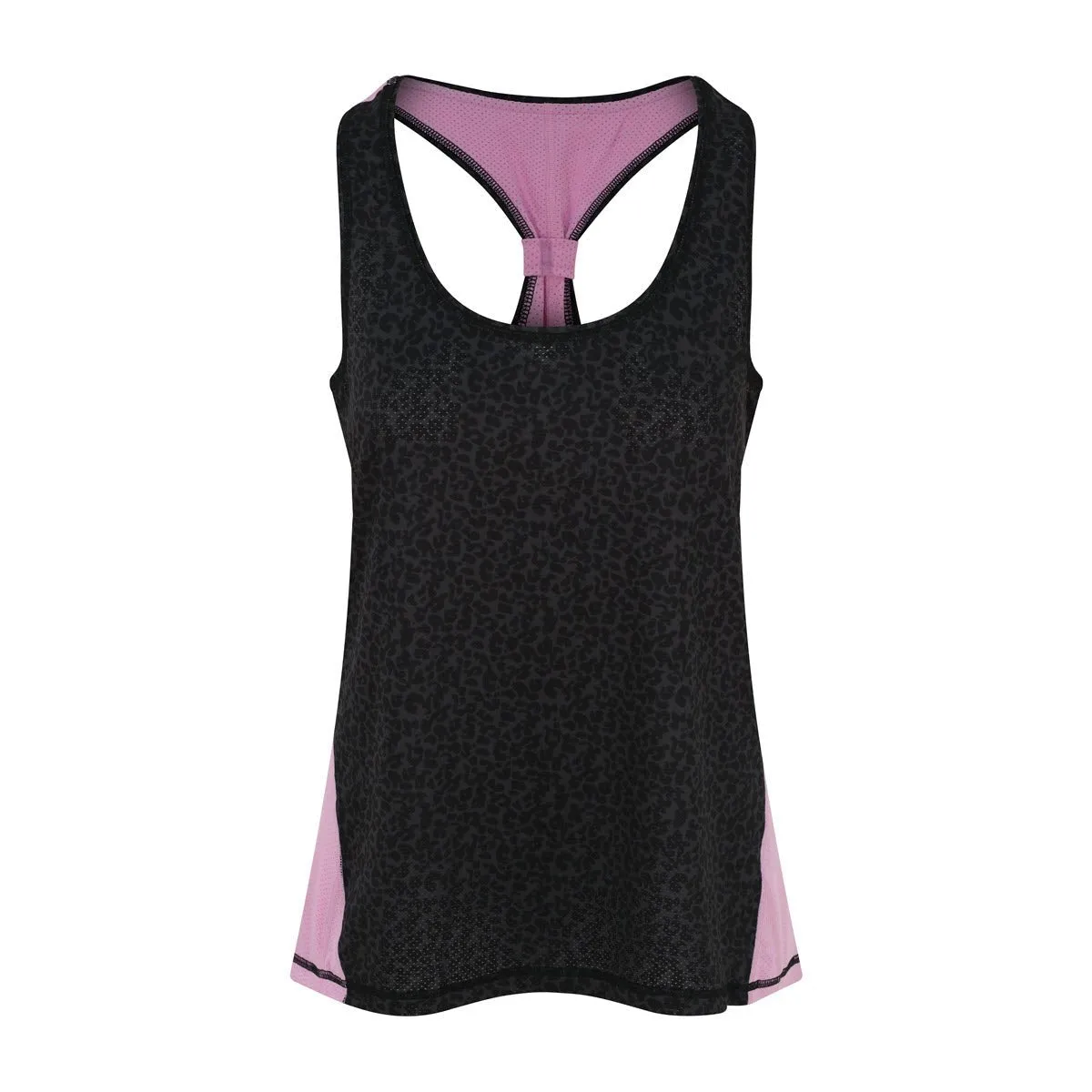 Leopard Print Women's Gym Vest