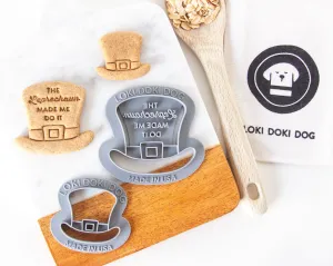 Leprechaun- St Patrick's Day - Top Hat Dog Biscuit Cookie Cutter (4 Sizes Available)