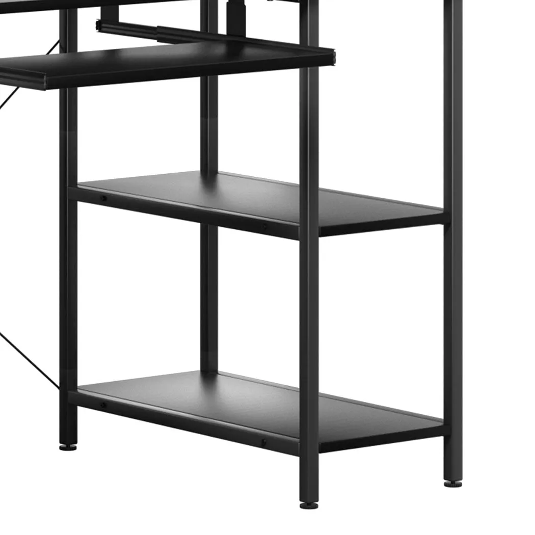 Levede Office Gaming Computer Desk Black