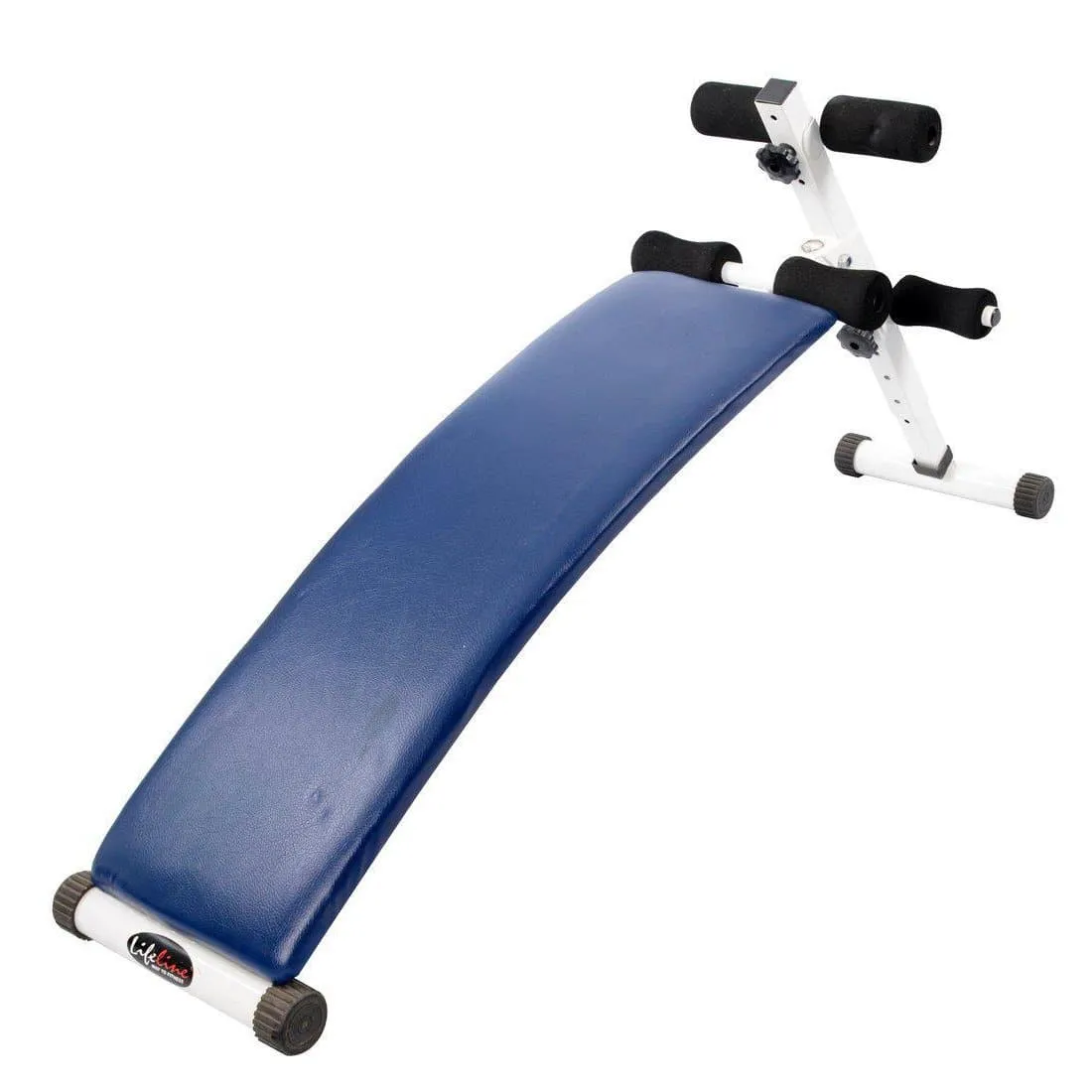 Lifeline Home Gym Equipment Deluxe 005 For Workout At Home Bundles With Resistance Band, Shaker Bottle and Fitness Curve Bench 5501A || Available on EMI