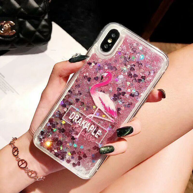 Liquid Quicksand Glitter Case For iPhone X