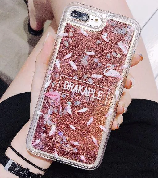 Liquid Quicksand Glitter Case For iPhone X