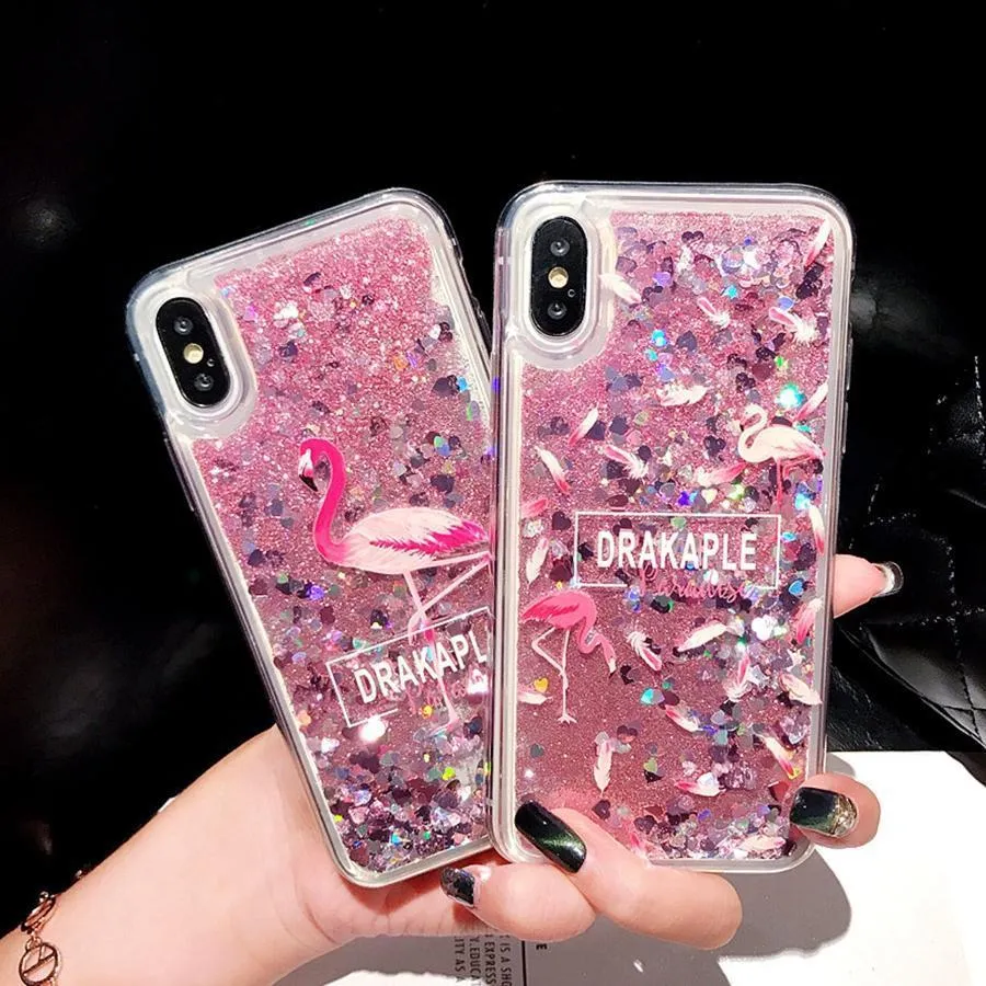 Liquid Quicksand Glitter Case For iPhone X