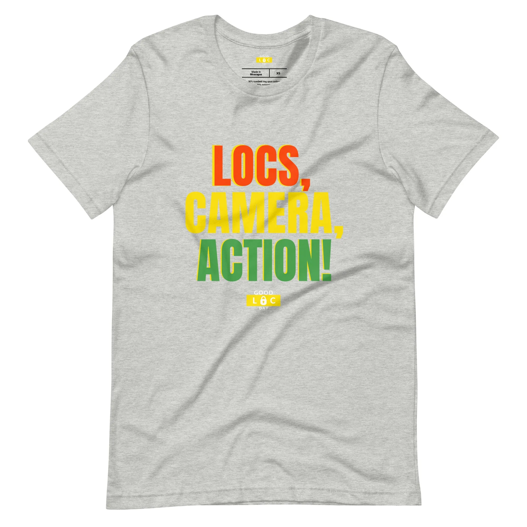 LOCS, CAMERA, ACTION (BHM) T-Shirt