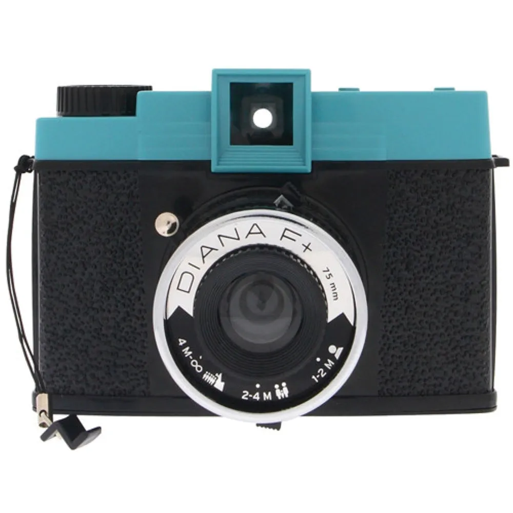 Lomography Diana F  Film Camera and Flash | Teal/Black