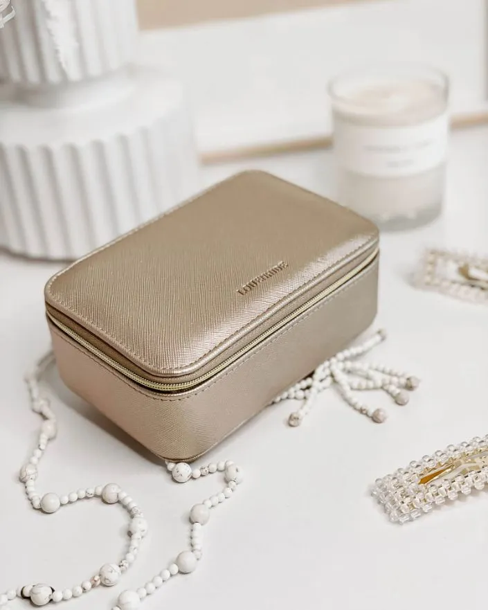 LOUENHIDE Ellie Jewellery Box - Champagne