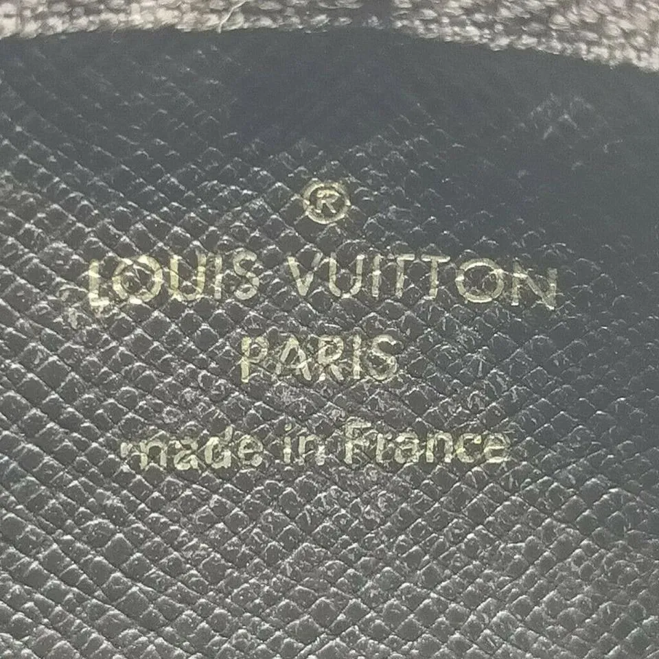 Louis Vuitton Brown Monogram Mini Lin Key Pouch Pochette Cles I863511