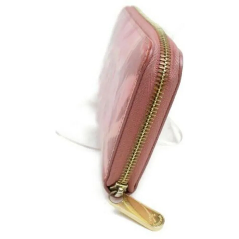 Louis Vuitton Ikat Zippy Wallet Flower Pink Vernis Monogram 872899
