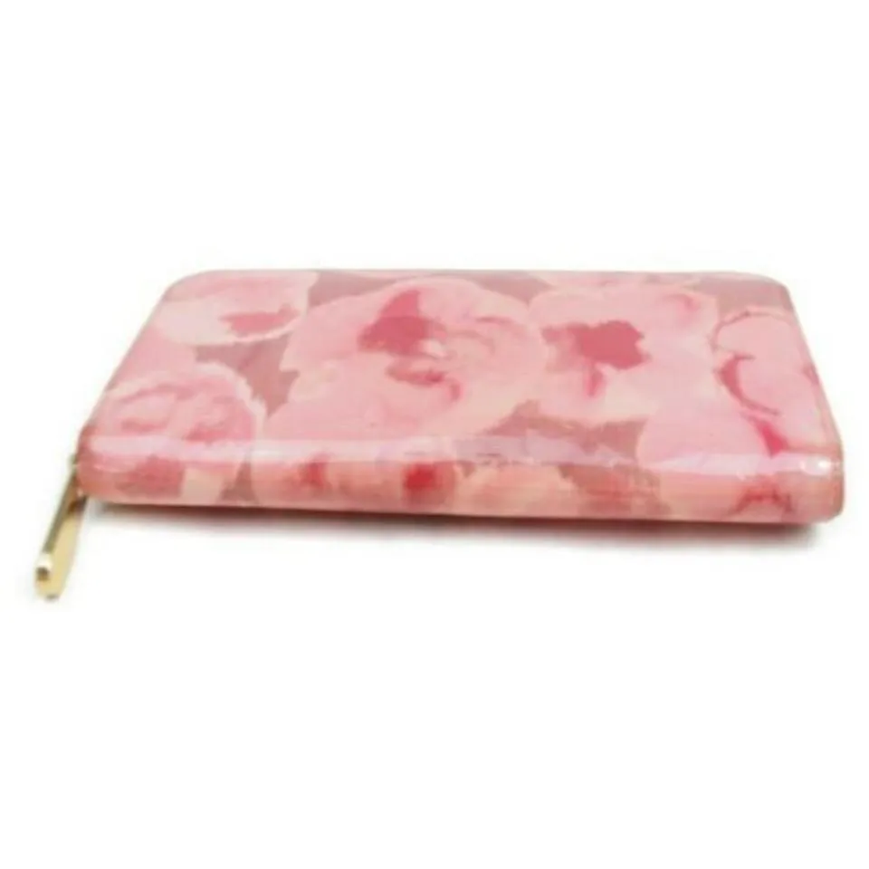 Louis Vuitton Ikat Zippy Wallet Flower Pink Vernis Monogram 872899