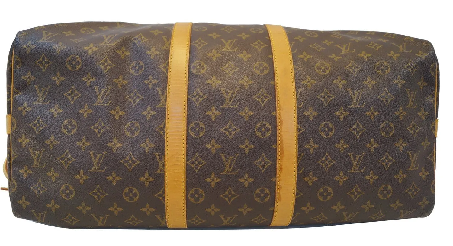 LOUIS VUITTON Monogram Keepall Bandouliere 55 Boston Bag