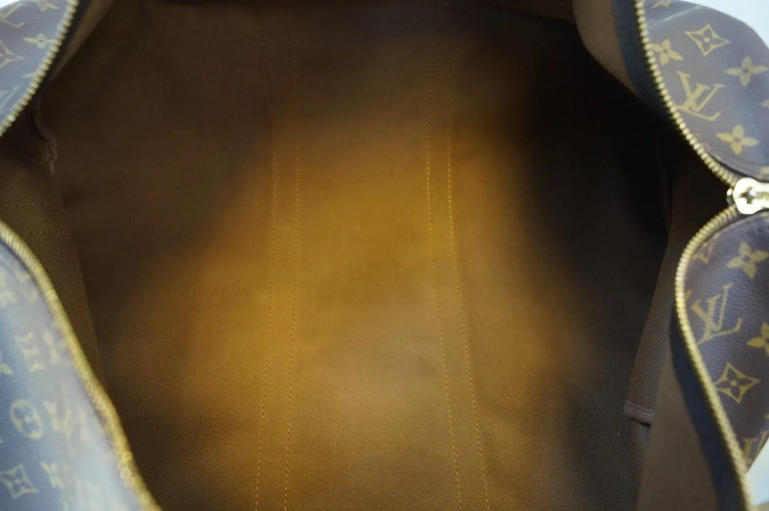 LOUIS VUITTON Monogram Keepall Bandouliere 55 Boston Bag