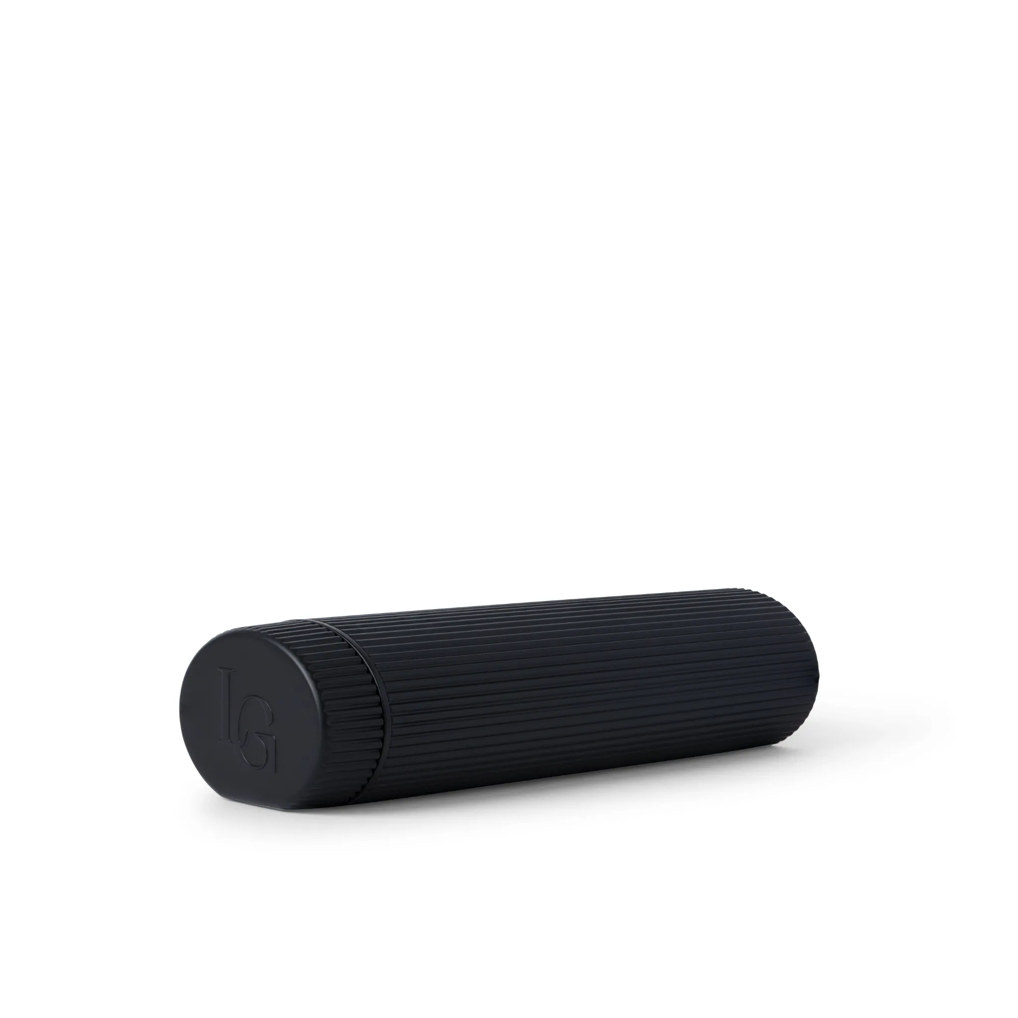 Lucia Gray Stylish Pill Box - Matt Black