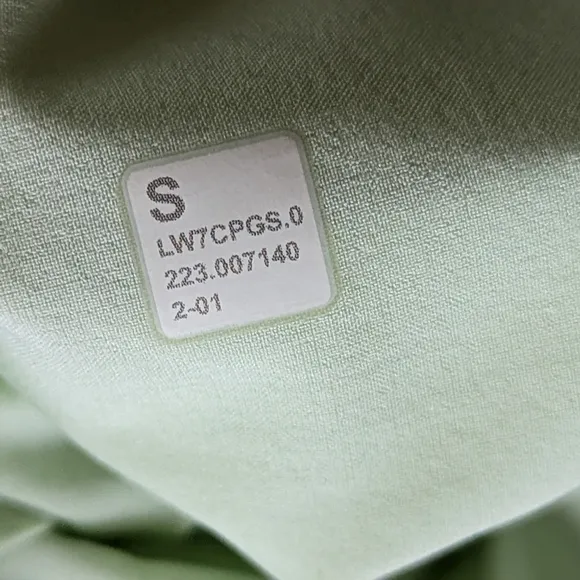 Lululemon Cinchable Waist High Rise Woven Short 3.5&quot; Kohlrabi Green Sz S
