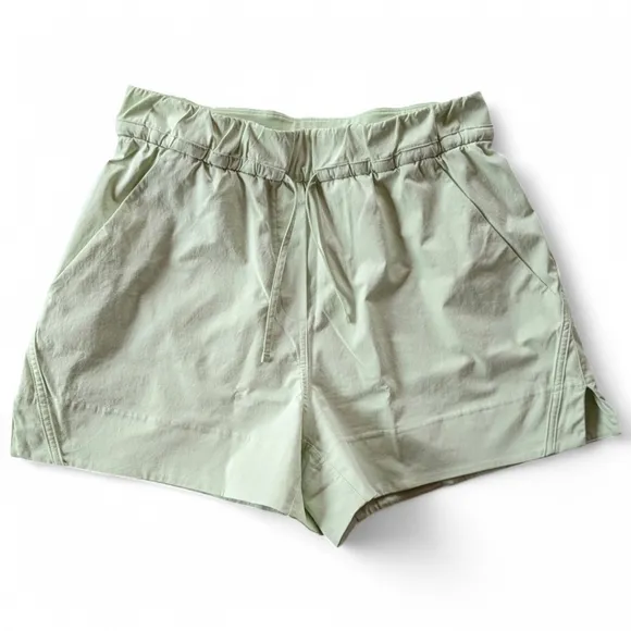 Lululemon Cinchable Waist High Rise Woven Short 3.5&quot; Kohlrabi Green Sz S