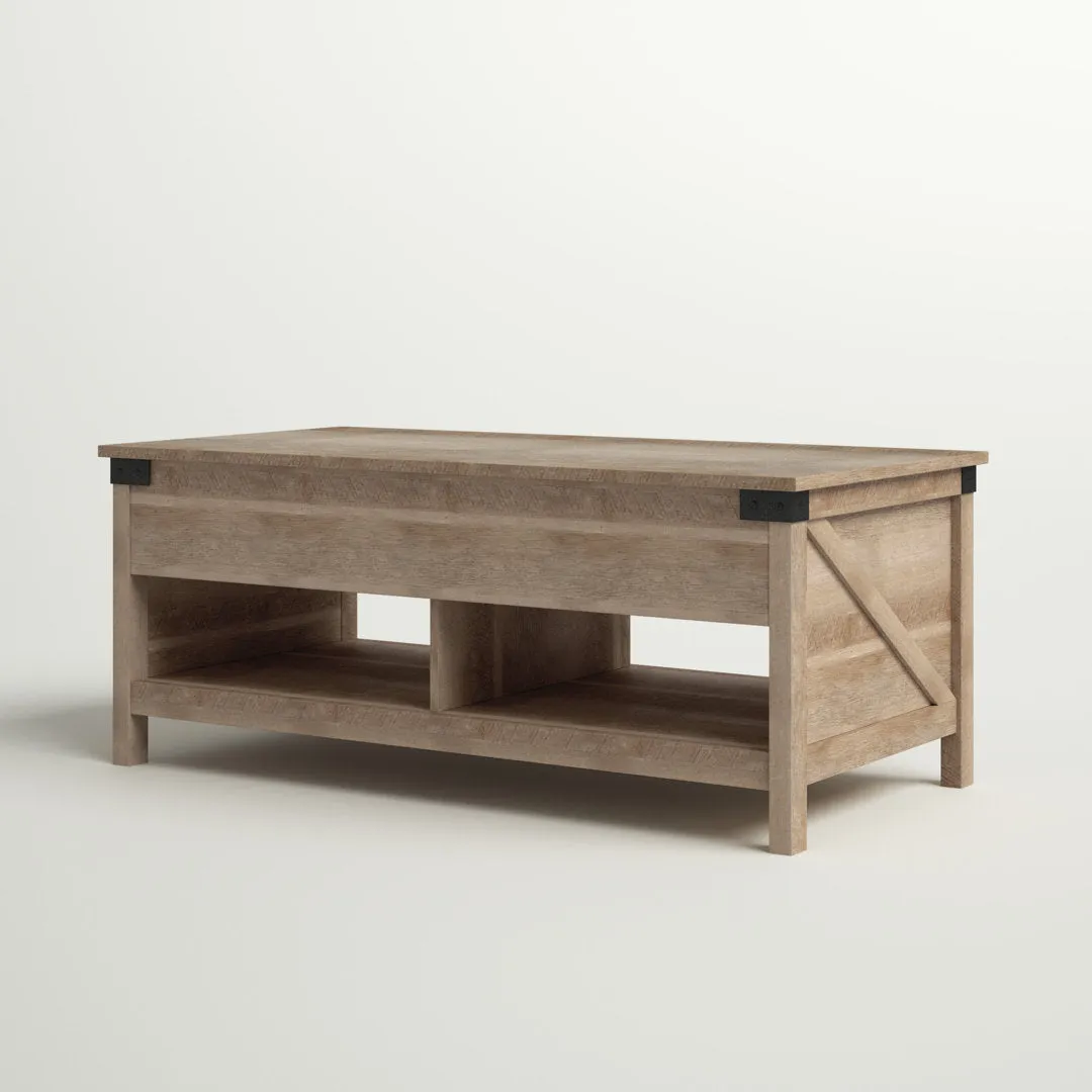Magdalene Lift Top Coffee Table with Storage Beachcrest Home™