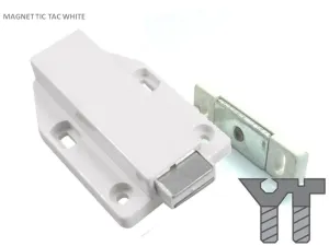 MAGNET TIC TAC SINGLE WHITE 70MM