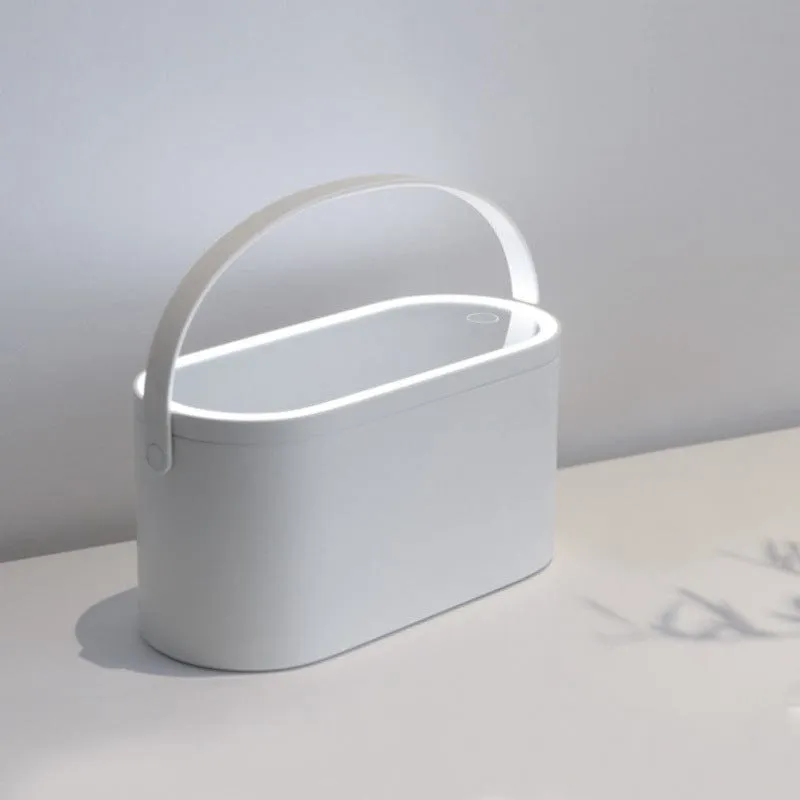 Makeup Organizer Box With LED Light Mirror