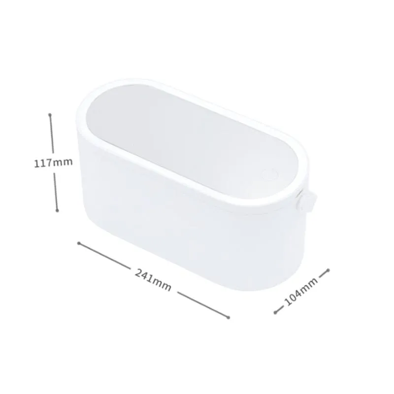 Makeup Organizer Box With LED Light Mirror