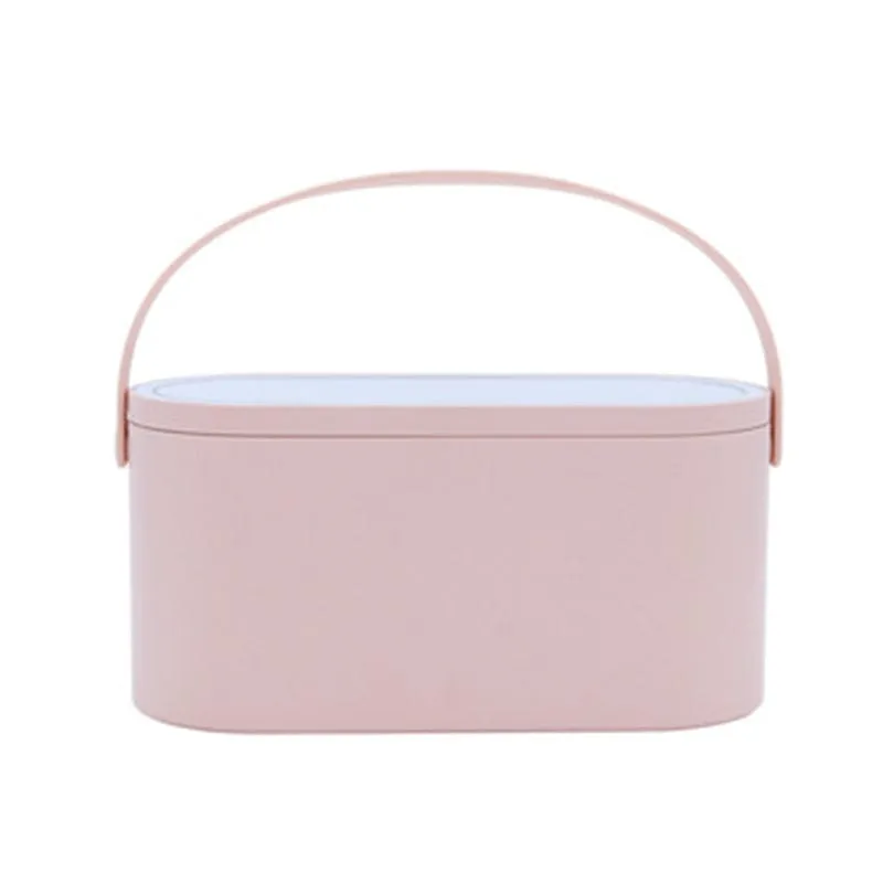 Makeup Organizer Box With LED Light Mirror