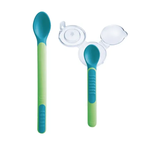 MAM Feeding Spoon And Cover (Heat Sensitive) (6m )