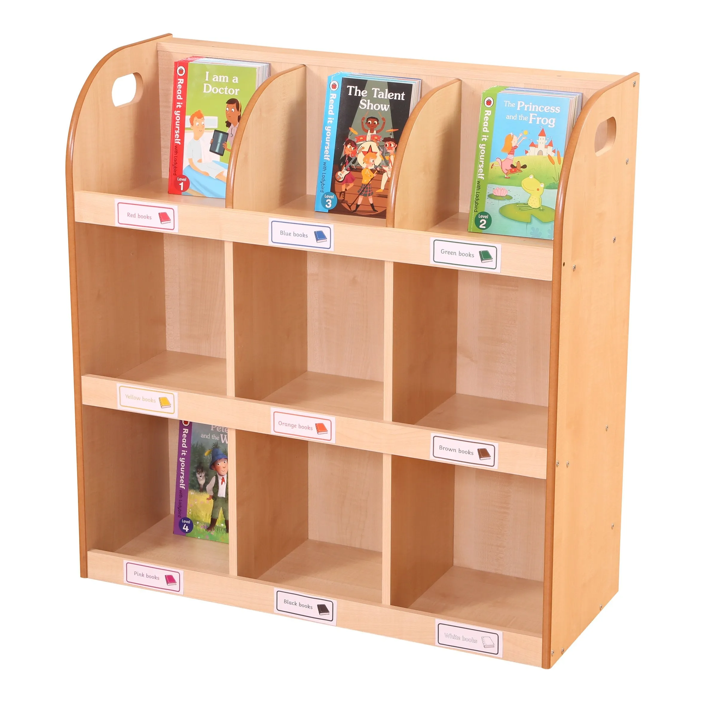 Maple Book Display and Storage Unit