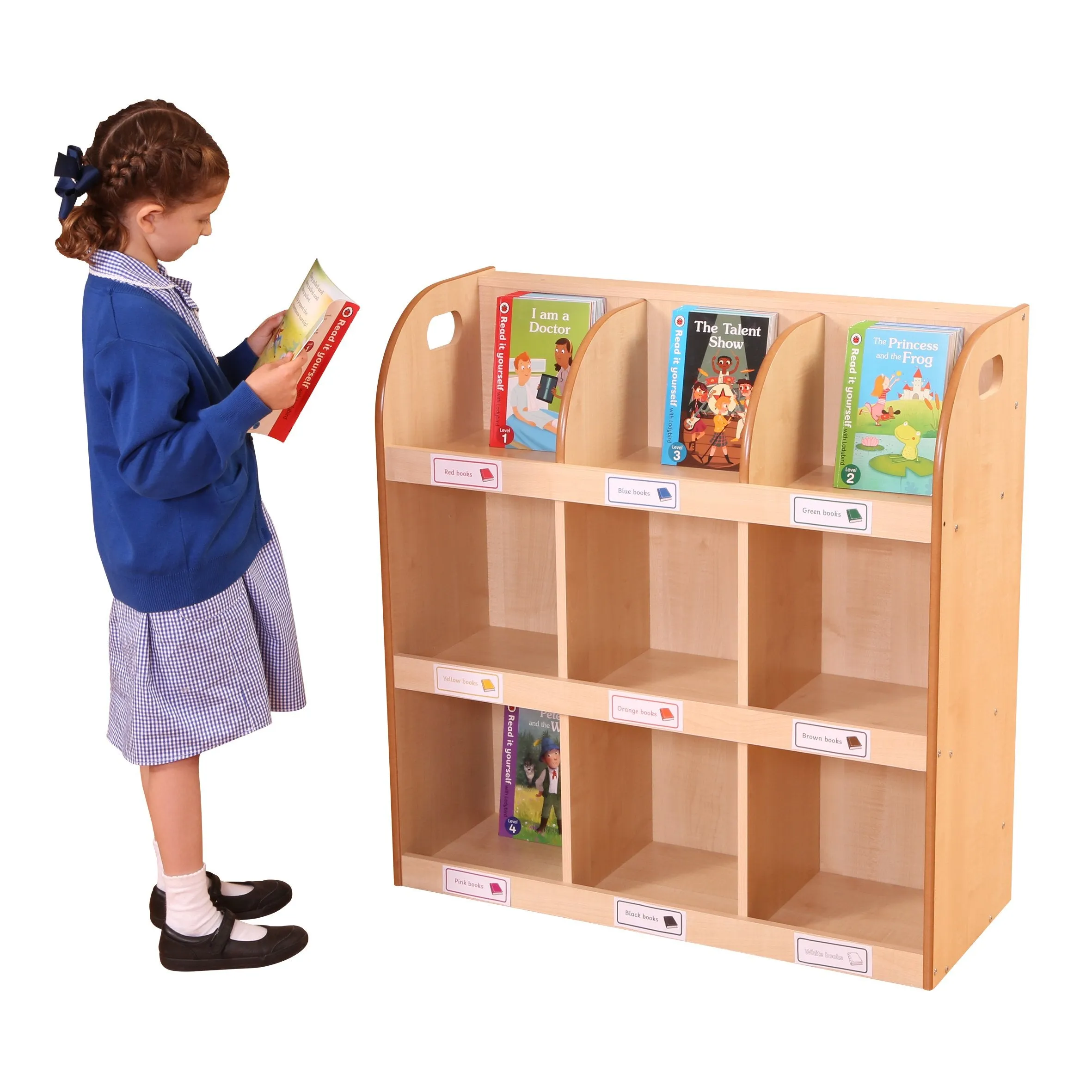 Maple Book Display and Storage Unit