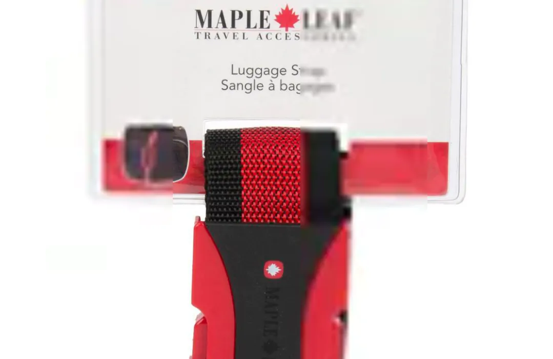 Maple Leaf Luggage Strap