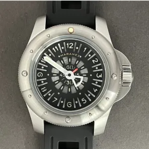 Maranez 49mm Rawai Stainless Steel gauge silver Face Watch